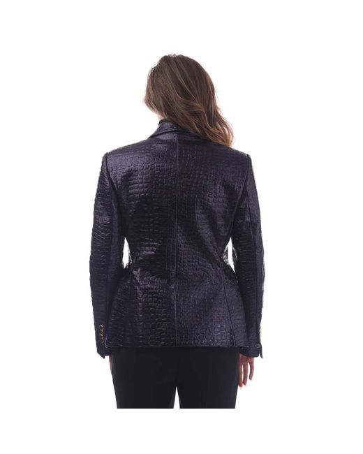 Tom Ford Blue The Jacquetta Single Breasted Jacket