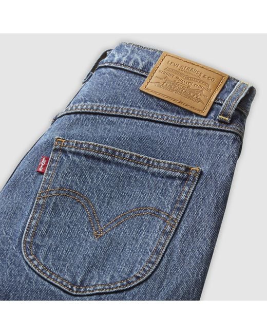 Levi's Blue Ribcage Straig