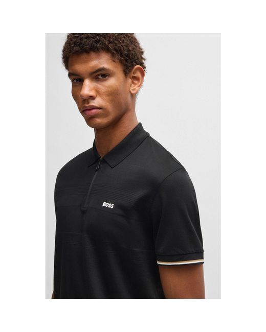 Boss Black Philix Pima Cotton Short Sleeve Polo Shirt for men
