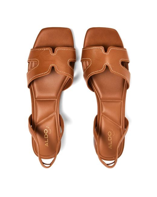 ALDO Brown Flat Sandals