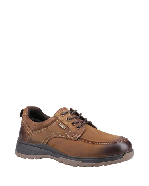 Hush Puppies Brown Percy Lace Up Shoe for men