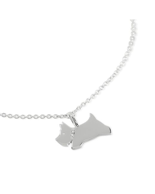 Radley Metallic Sterling Jumping Dog Bracelet
