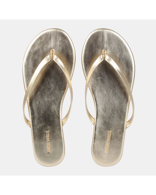 Jack Wills Natural Flip Flops