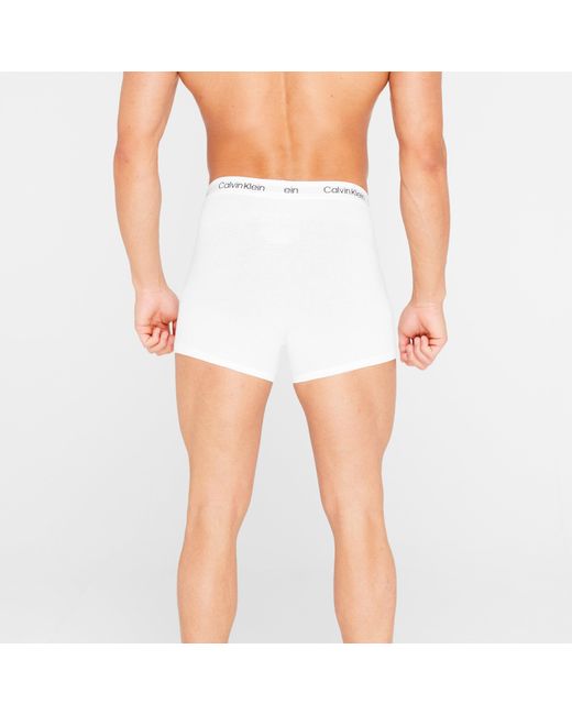 Calvin Klein White 2 Pack Trunks for men