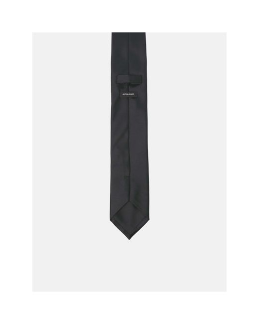 Jack & Jones Black Solid Tie for men