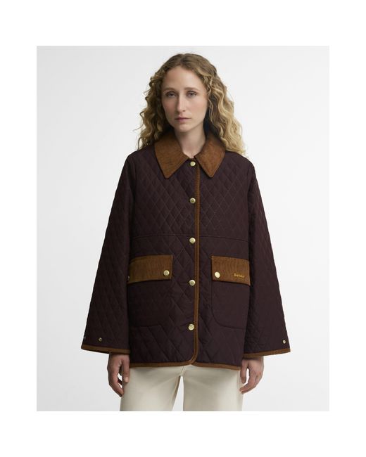 Barbour Brown B.Li Whickham Qlt Jk Ld64