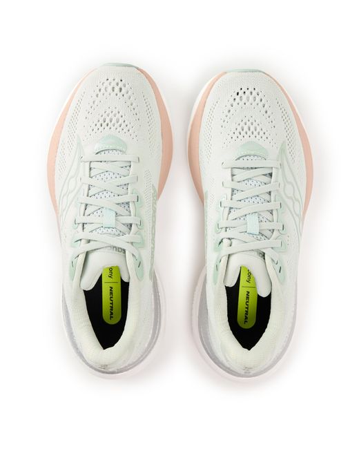 Saucony White Ride Running Shoes