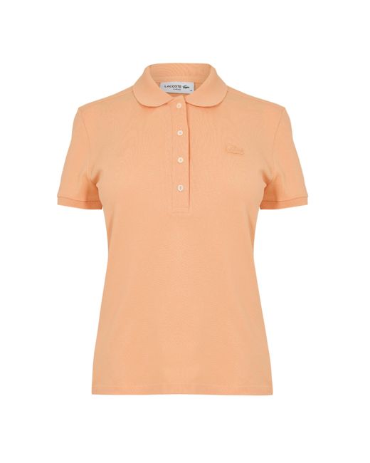 Lacoste Natural Slim Fit Stretch Mini Pique Short Sleeve Polo Shirt
