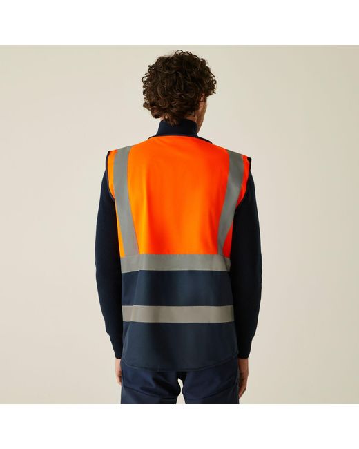 Regatta Red Pro Hi-Vis Executive Vest for men
