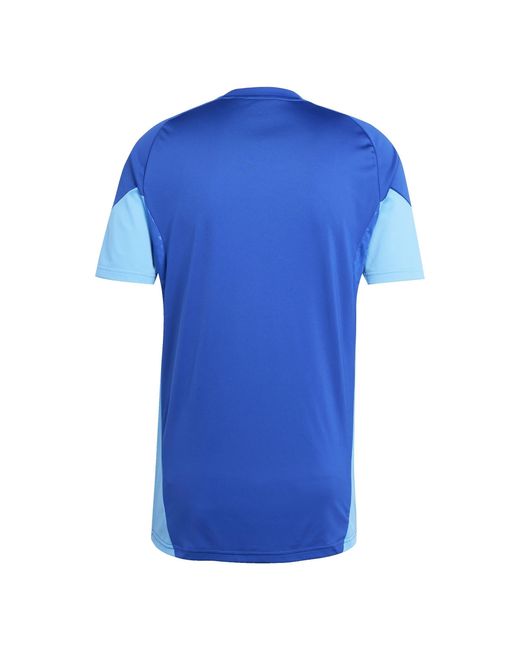 Adidas Blue Tiro 25 Competition Training T-Shirt for men
