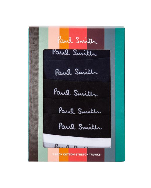 Paul Smith Blue 7 Pack Trunks for men