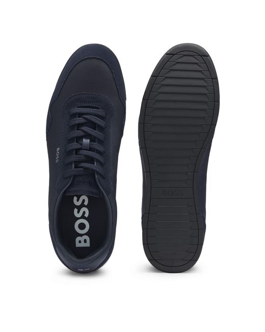 Boss Blue Titanium Sl Trainers for men
