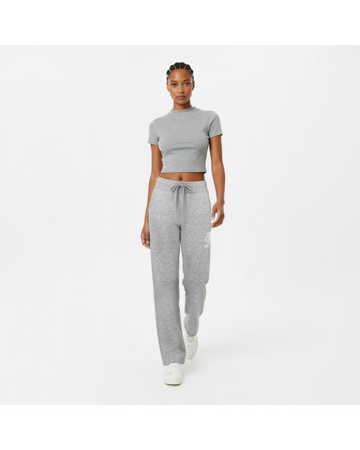 Jack Wills Gray Acrylic Oversized Fit Knitted Trousers for men