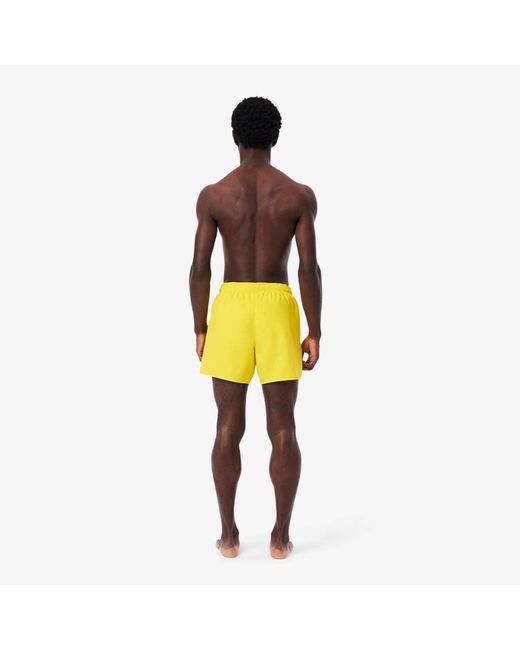 Lacoste Yellow Taff Swim Shorts for men