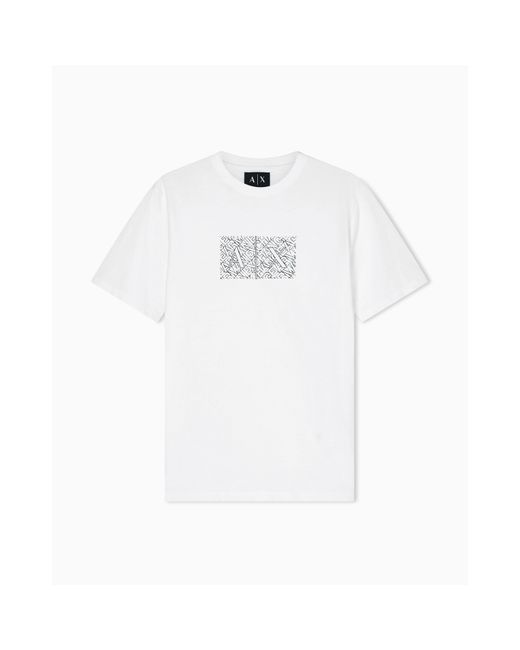 ARMANI EXCHANGE White T-Shirt for men