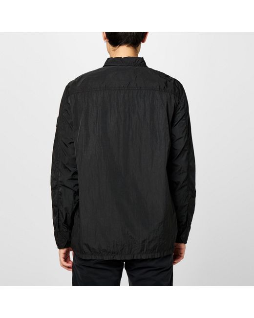 Boss Black Zip Long Sleeve Overshirt for men