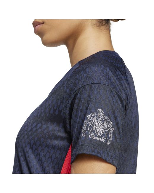 Adidas Blue Great Britain Short Sleeve T-Shirt