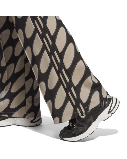 Adidas Originals Black High-Rise Flared Trousers