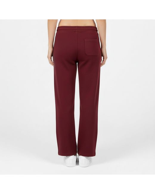 Jack Wills Red Jw Varsity Open Hem Fleece Joggers
