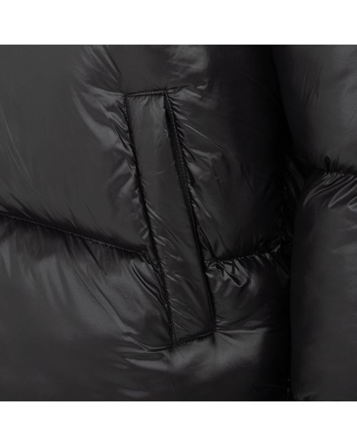 Loyalti Black Shadow Quilted Short Puffer Jacket for men