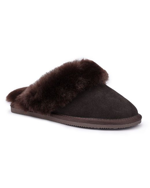 Hotter Brown Candy Slippers