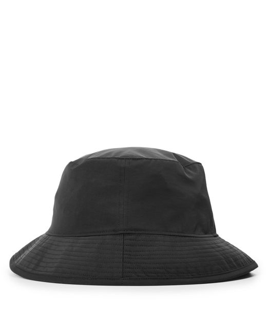 C P Company Black Bucket Hat for men