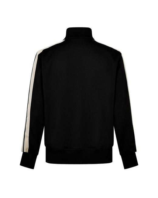 Palm Angels Black Classic Tracksuit Jacket for men