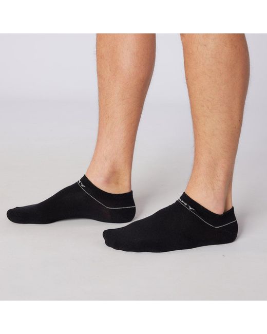 DKNY Black 3 Pack Jefferson Liner Socks for men