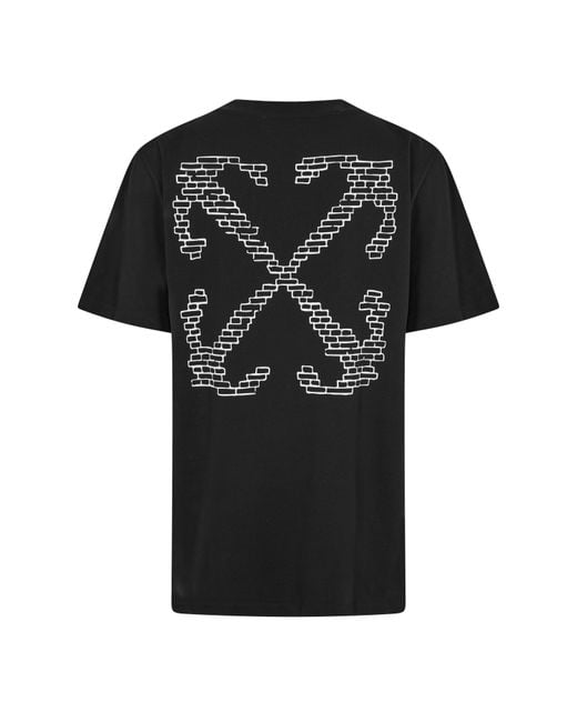 Off-White c/o Virgil Abloh Black Brick Arrow Crew Neck Short Sleeve T-Shirt for men