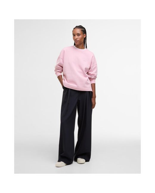 Barbour Pink Rosie Sweatshirt
