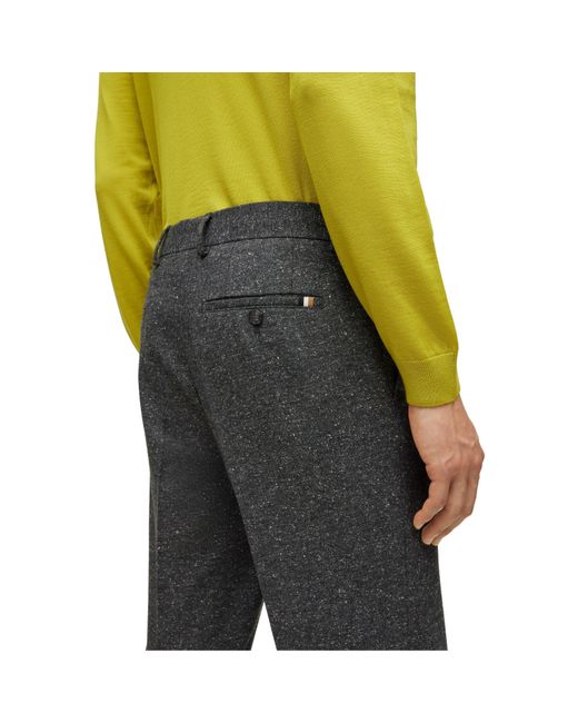 Boss Yellow H Genius Slim Fit Trousers for men
