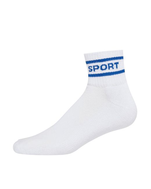 DKNY White 3 Pack Sports Socks Apollo for men