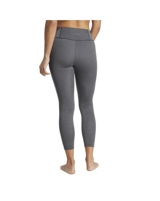 Adidas Gray All Me 7/8 Performance Gym Leggings