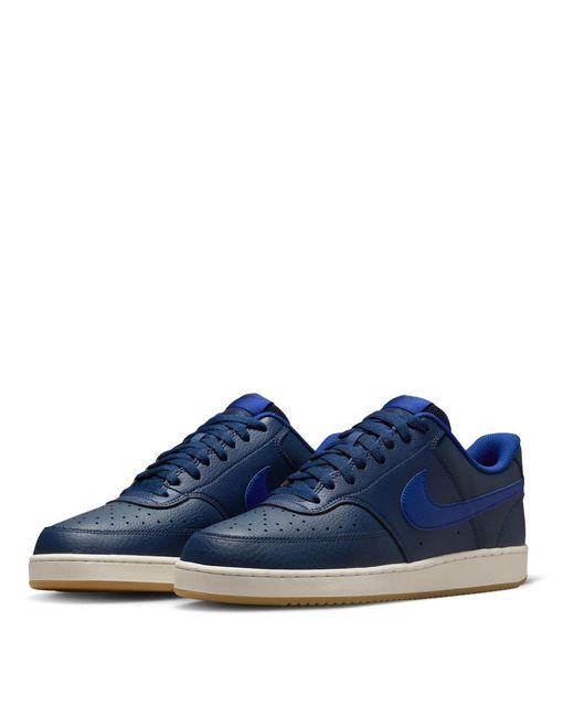 Nike Blue Court Vision Low Trainers for men