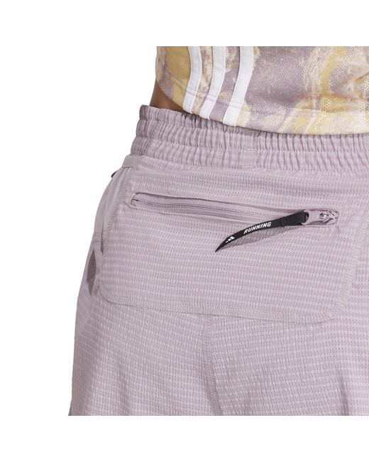 Adidas Purple Performance Running Shorts