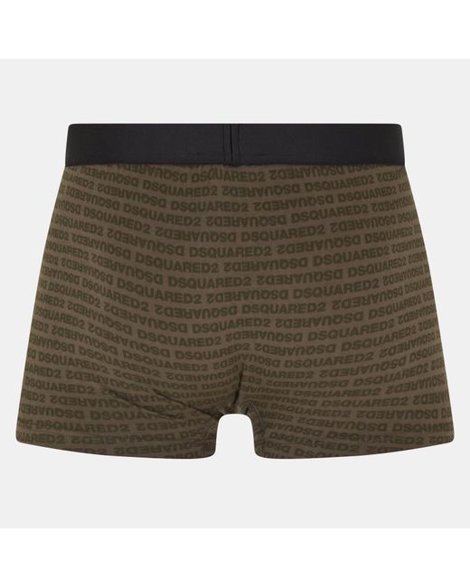 DSquared² Green Breathable Boxers for men