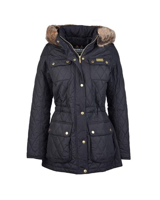 Barbour Blue Enduro Quilted Jacket