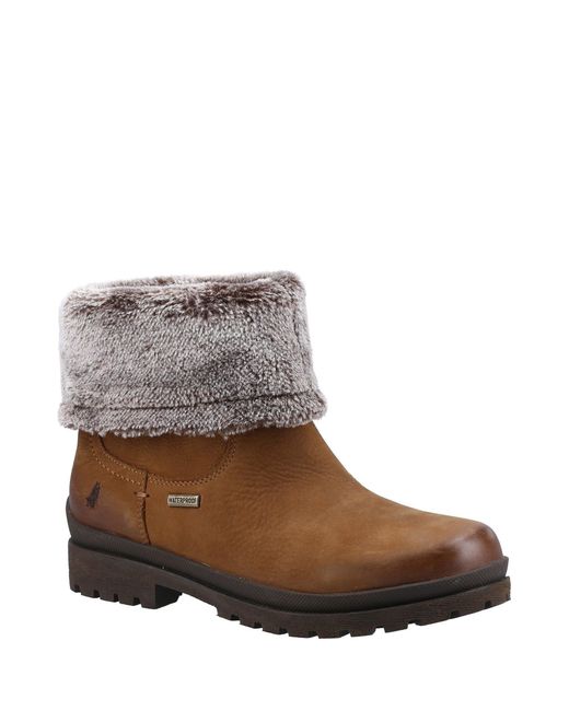 Hush Puppies Brown Alice Mid Boot