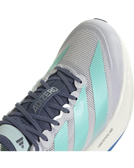 Adidas Blue Adizero Boston 13 Road Running Shoes for men