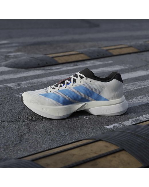 Adidas Blue Adizero Boston 13 Road Running Shoes for men