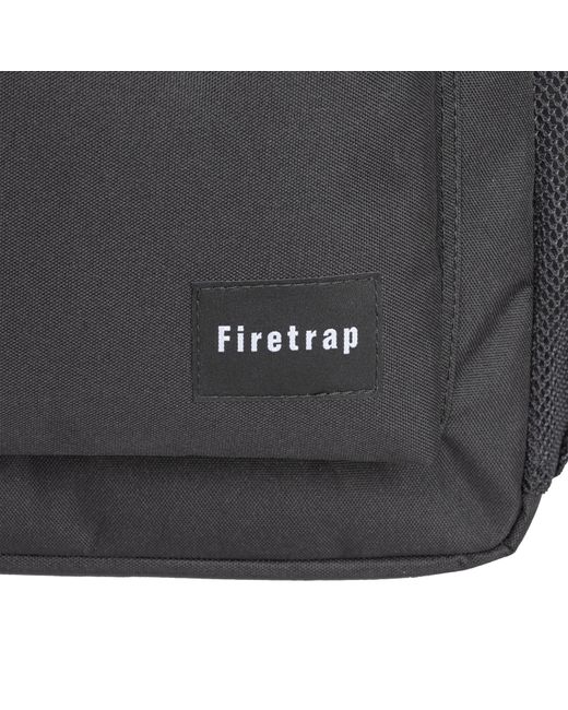Firetrap Black Lazer Backpack