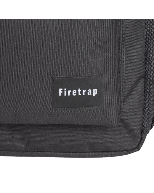 Firetrap Black Lazer Backpack