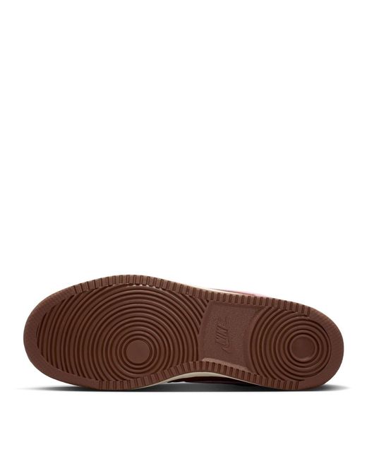 Nike Brown Court Vision Low Next Nature Trainers