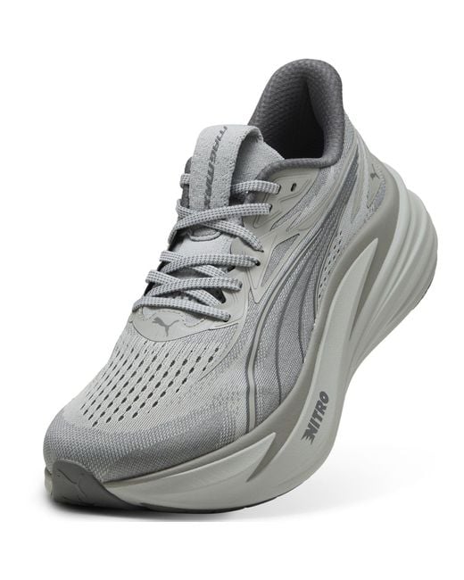 PUMA Gray Magmax Nitro 2 Running Shoes for men