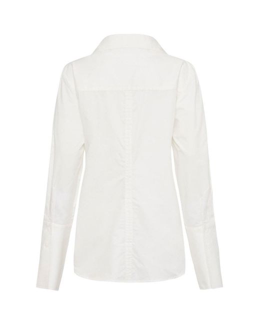 St. Agni White Wrap Shirt