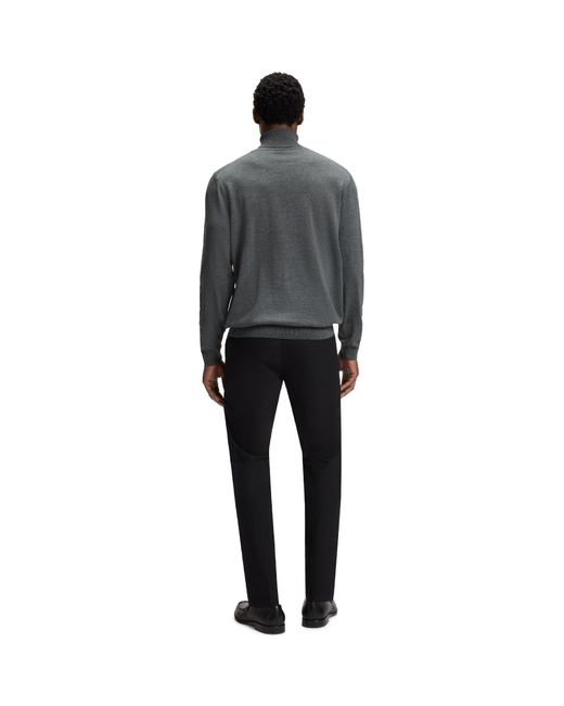 Boss Gray Musso P Crew Sweatshirt for men