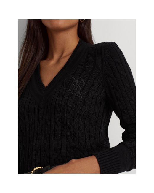 Ralph Lauren Black Meren Crew Neck Jumper