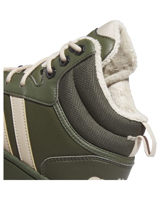 Adidas Green Hoops 3.0 Mid Wtr Basketball Trainers for men