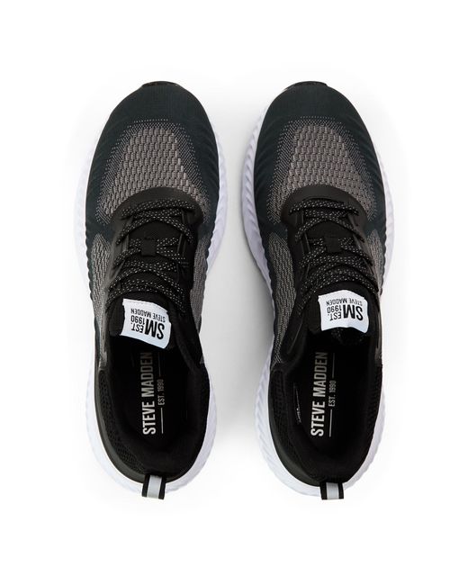 Steve Madden Black Slater N Low-Top Trainers for men