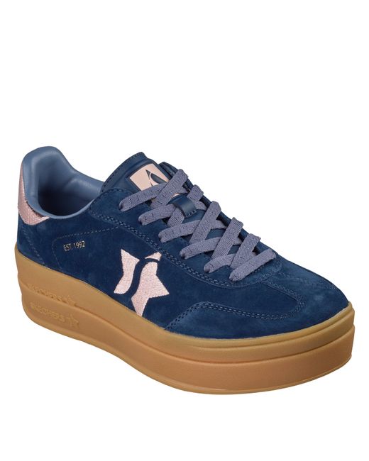 Skechers Blue Casual Low-Top Trainers